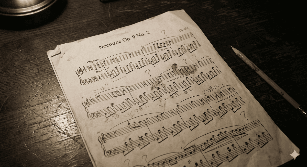 Sheet music before - struggling with questions